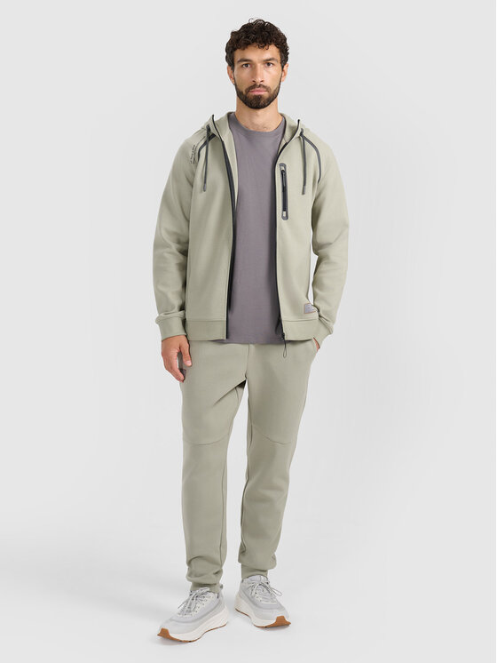 4F 4F Spodnie dresowe SIMPLE UTILITY Turkusowy Regular Fit