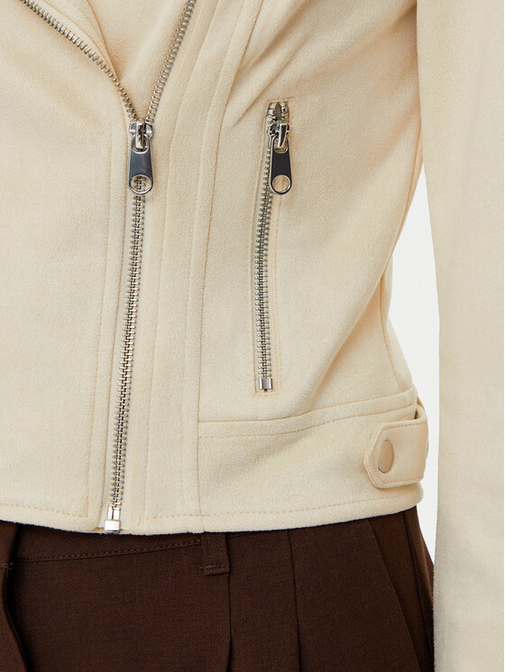 Vero Moda Vero Moda Μπουφάν από απομίμηση δέρματος Jose 10300938 Μπεζ Regular Fit