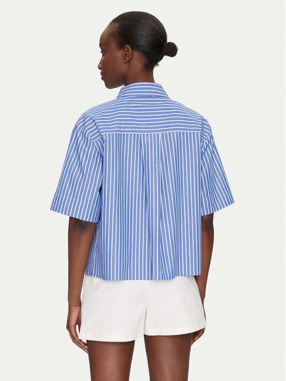 Tommy Hilfiger Tommy Hilfiger Košile WW0WW44717 Modrá Boxy Fit