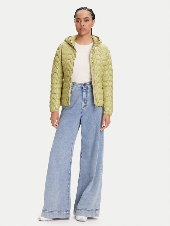 K-Way K-Way Демісезонна куртка Lily K5126IW Зелений Regular Fit