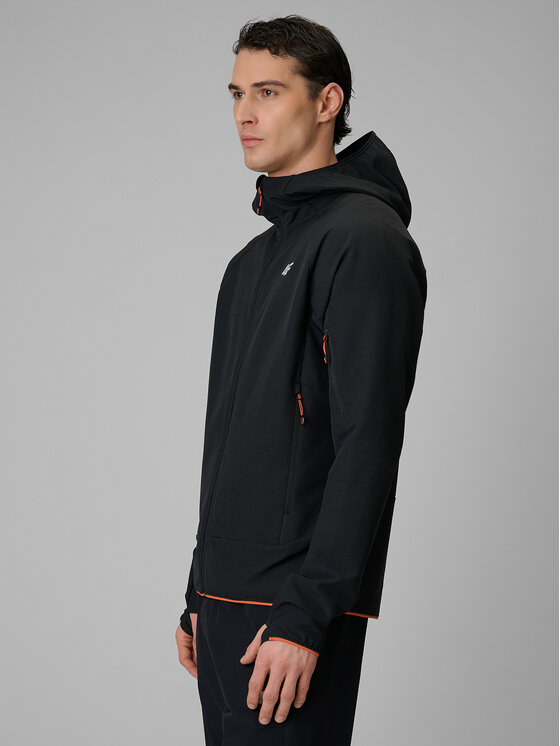 4F 4F Giacca multifunzione TREKKING Nero Regular Fit