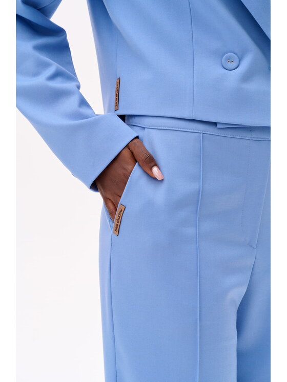 blue shadow blue shadow Spodnie damskie Demi Niebieski Regular Fit