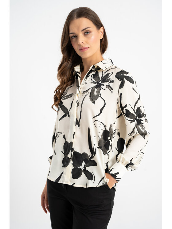 CLICK CLICK Košile 10-7013 Barevná Relaxed Fit