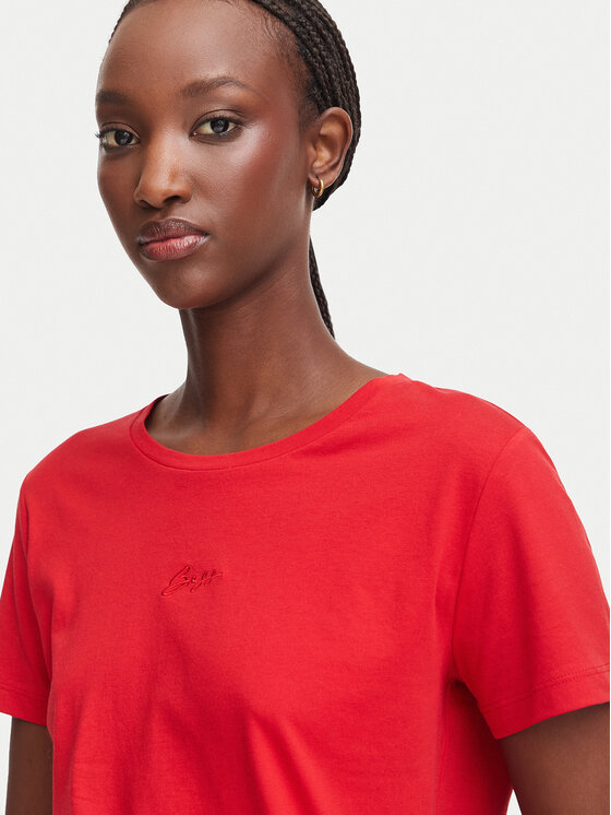 BOSS BOSS T-krekls C_Elove 50554696 Sarkans Slim Fit