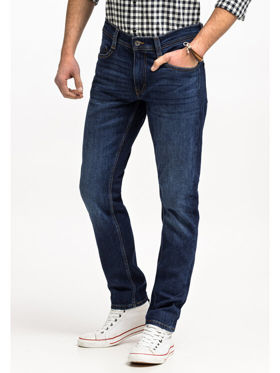 Mustang Mustang Jeansy OREGON SLIM Niebieski Loose Fit