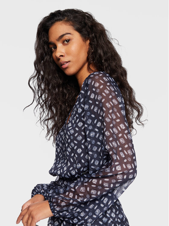 Pepe Jeans Pepe Jeans Každodenní šaty Eyra PL953255 Tmavomodrá Regular Fit