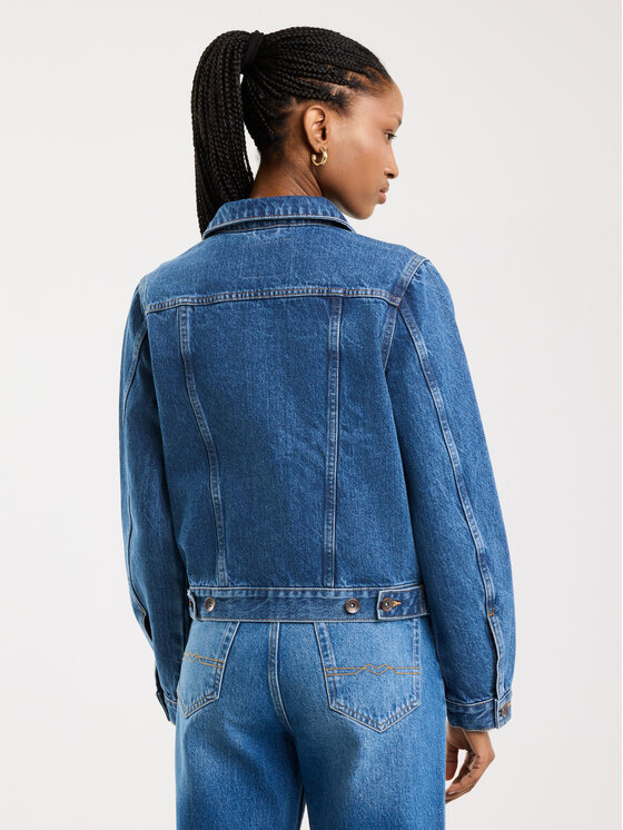 BIG STAR BIG STAR Kurtka jeansowa JOSEPHINE Niebieski Basic Fit
