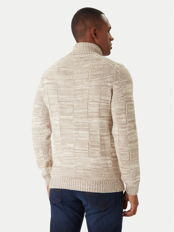 JOOP! Jeans JOOP! Jeans Rollkragenpullover Milsom 30047472 Beige Modern Fit
