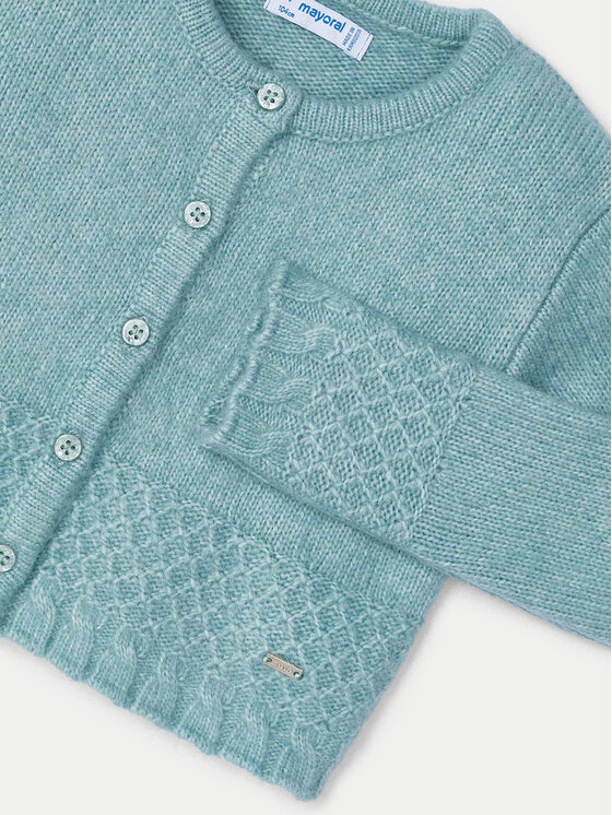 Mayoral Mayoral Strickjacke 4361 Grün Regular Fit