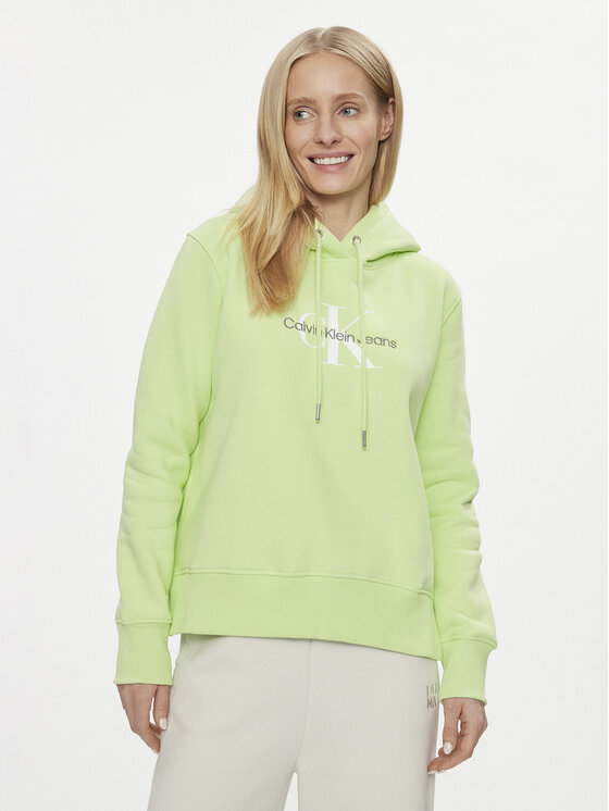Női Pulóver Calvin Klein Jeans, Méret: S, Zöld, J20J221335