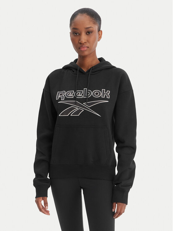 Reebok Reebok Світшот Cali RK25174CCW Чорний Regular Fit