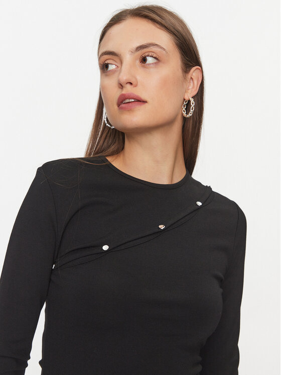 Samsøe Samsøe Samsøe Samsøe Μπλουζάκι Luanne F23300128 Μαύρο Regular Fit