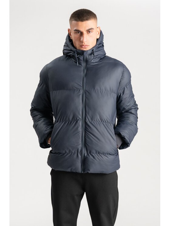TeeShoppen TeeShoppen Płaszcz 'Basic Collection' Granatowy Regular Fit