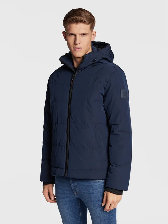 Petrol Industries Daunenjacke M-3020-JAC100 Dunkelblau Regular Fit