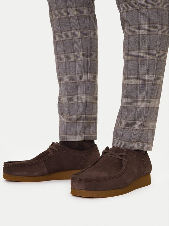Clarks Clarks Pusbačiai Wallabee EVO 26178279 Ruda