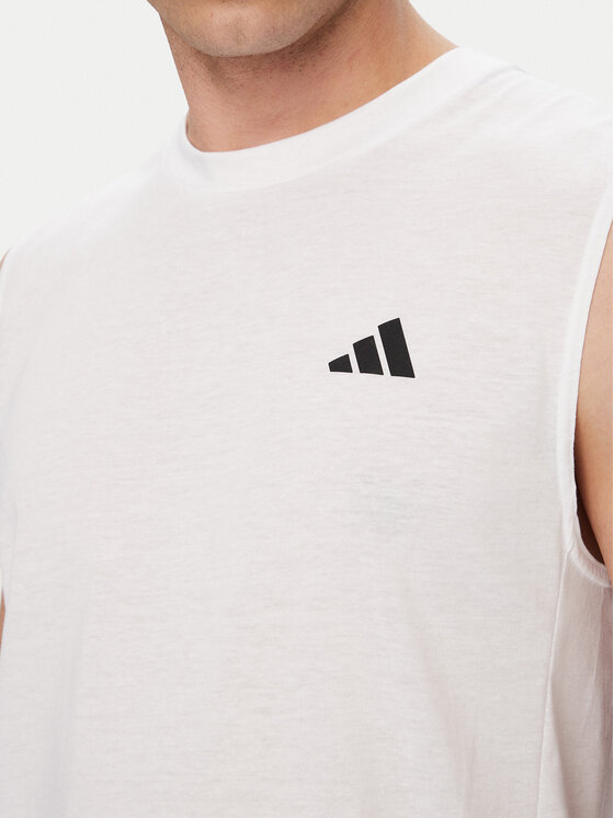 adidas adidas Tricou tehnic Workout Essentials Feelready KD5424 Alb Regular Fit