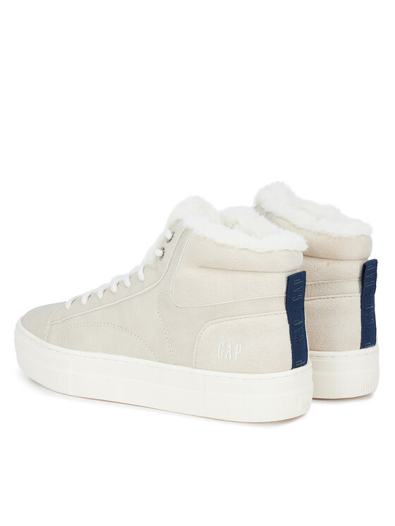 Gap Gap Tenisice PORTLAND CUP MID W GP505011AW-SA00 Écru