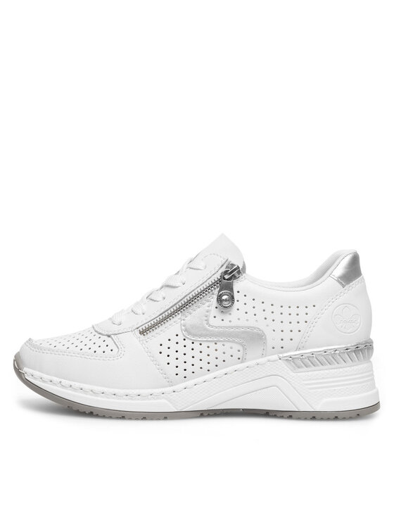 Rieker Rieker Sneakers N4340-80 Weiß