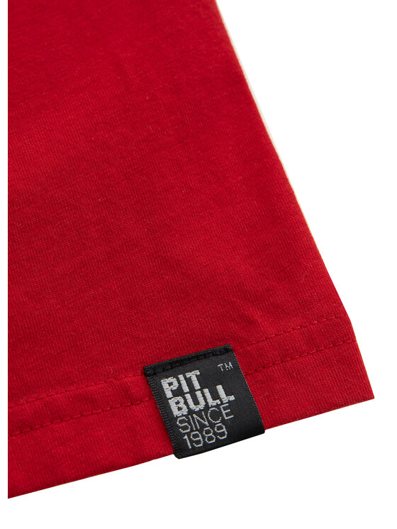 PITBULL PITBULL T-Shirt Koszulka Czerwony Regular Fit