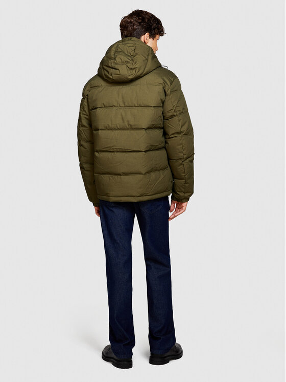 Sisley Sisley Зимно яке 23VFSN02J Зелен Regular Fit