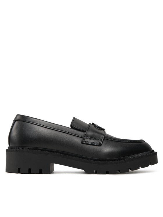 Calvin Klein Jeans Lordsy Flatform Loafer Hw Mg Lth YW0YW01682 Čierna