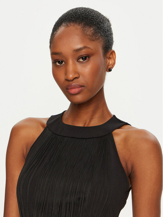 Rinascimento Rinascimento Rochie cocktail CFC0121730003 Negru Regular Fit