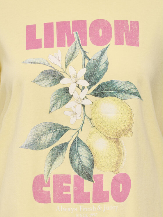 ONLY ONLY Marškinėliai Lucy 15367829 Geltona Regular Fit