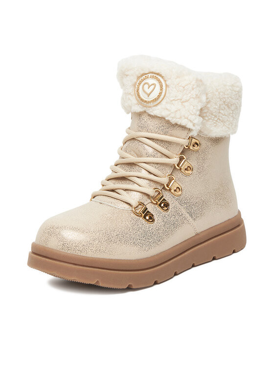 DeeZee DeeZee Schnürschuhe CEO-CM241129-3 Goldfarben