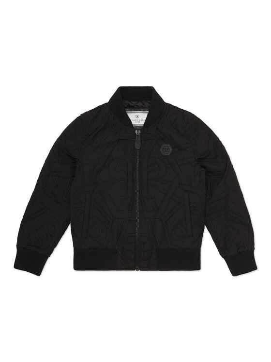 PHILIPP PLEIN PHILIPP PLEIN Kurtka skórzana 19721 Czarny Comfort Fit