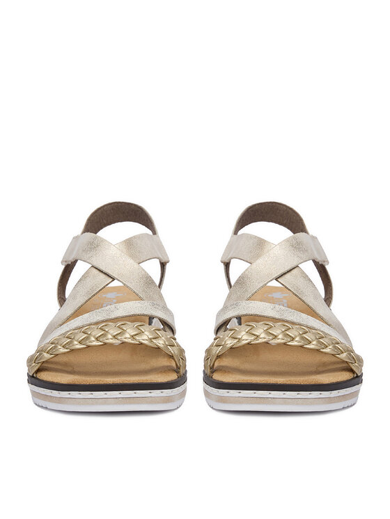 Rieker Rieker Sandalen CEO-V3663-90 Goldfarben