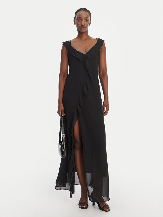 Eleh Eleh Vasaras kleita SS260337 Melns Regular Fit