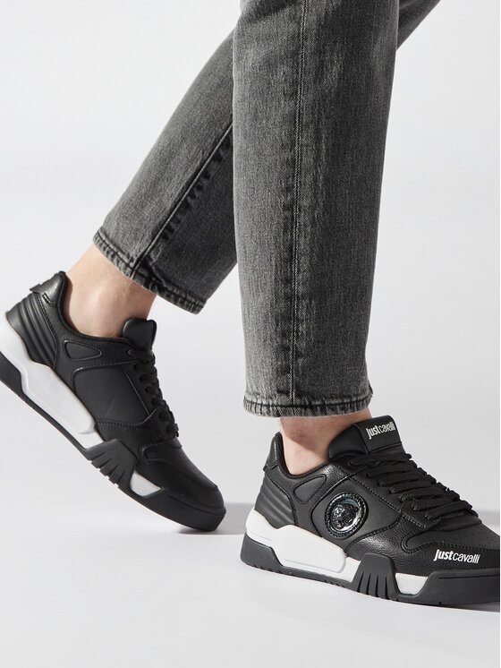 Just Cavalli Just Cavalli Sneakersy 74QB3SA1 Czarny