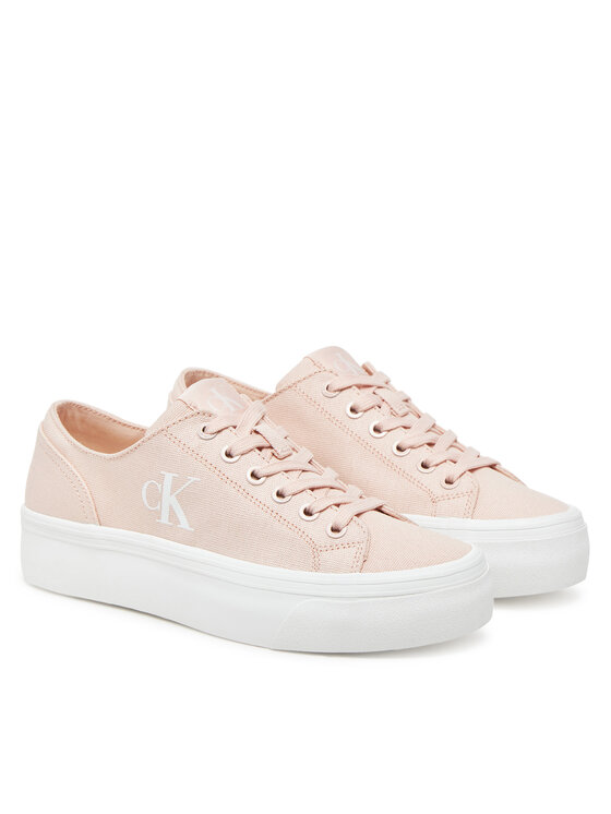Calvin Klein Jeans Calvin Klein Jeans Tenisice Vulc Flatform Low Cv Mg YW0YW01763 Narančasta