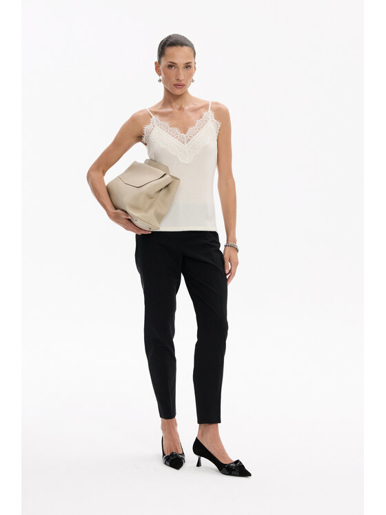 Deni Cler Milano Deni Cler Milano Spodnie materiałowe W-DC-5287-F5-F7-90-1 Czarny Regular Fit