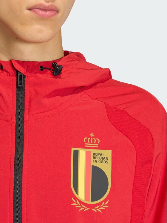 adidas adidas Wiatrówka Belgia Tiro Czerwony Slim Fit