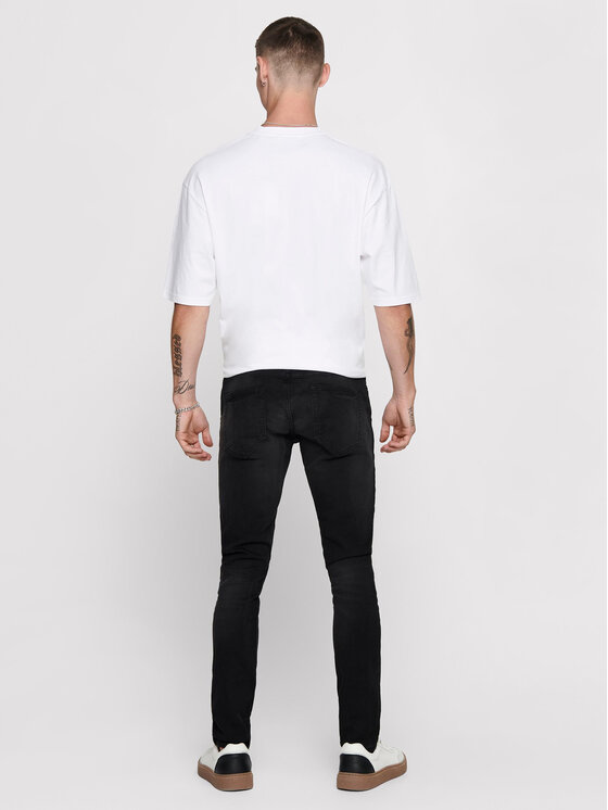 Only & Sons Only & Sons Džinsai Loom 22007451 Juoda Slim Fit