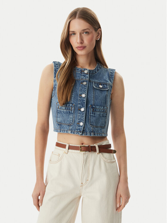 Morgan Kamizelka 261-VCHARMY Niebieski Regular Fit