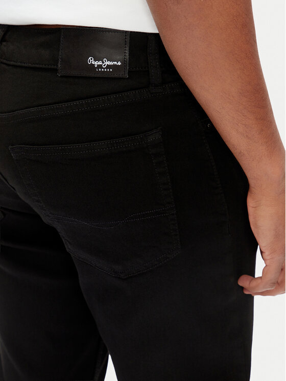 Pepe Jeans Pepe Jeans Farmer Hatch PM207388 Fekete Slim Fit