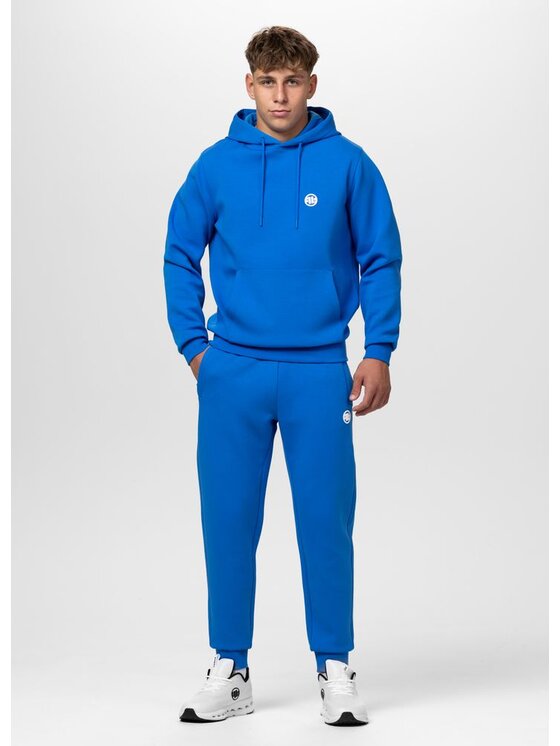 PITBULL PITBULL Bluza CHARGER SMALL LOGO Niebieski Regular Fit