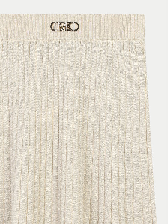 MICHAEL KORS KIDS MICHAEL KORS KIDS Plesirana suknja R30194 M Zlatna Regular Fit