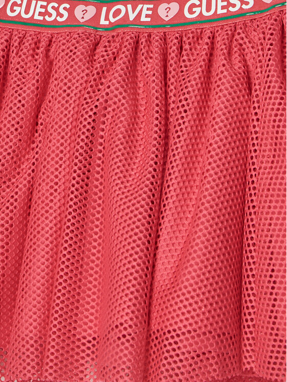 Guess Guess Szoknya K5RD05 KACZ0 Rózsaszín Regular Fit
