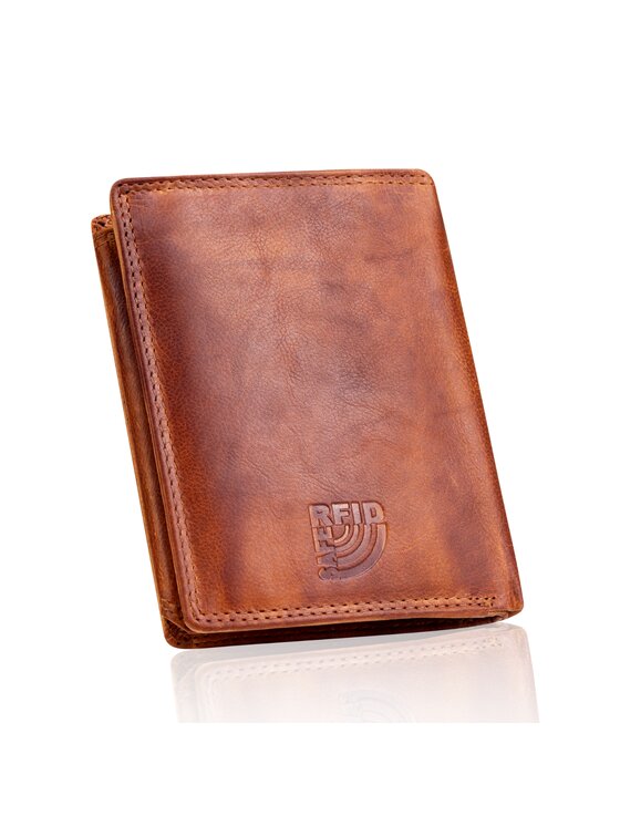 Mustang Mustang Portfel DENIMO HIGH WALLET Brązowy