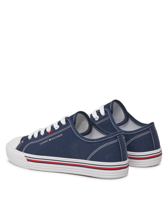 Tommy Hilfiger Tommy Hilfiger Tornacipő Low Cut Lace Up Sneaker T3X9-33324-0890 S Sötétkék
