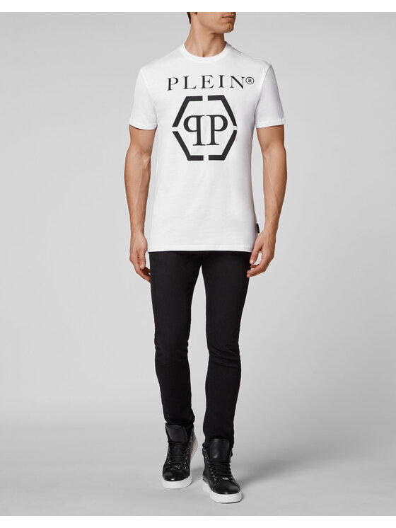 PHILIPP PLEIN PHILIPP PLEIN T-shirt 8733 Bianco Regular Fit