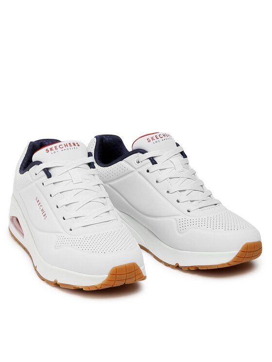 Skechers Skechers Sportcipők Uno Stand On Air 52458/WNVR Fehér