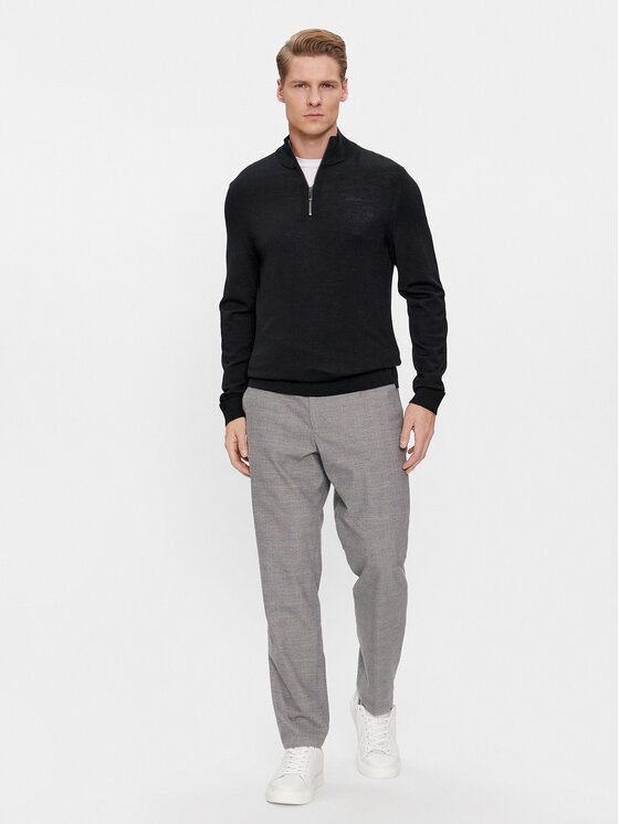 Calvin Klein Calvin Klein Sweter K10K110421 Czarny Regular Fit