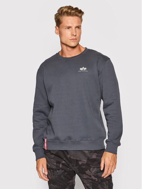 Alpha Industries Alpha Industries Mikina Basic 188307 Sivá Regular Fit
