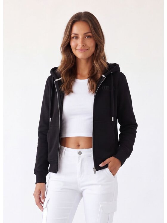 PITBULL PITBULL Bluza RUFFINA DETROIT Czarny Regular Fit