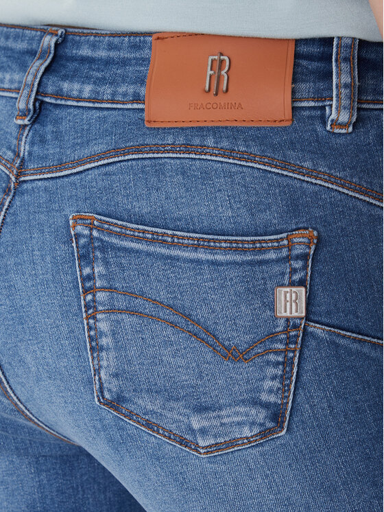 Fracomina Fracomina Teksad FP26SV9002D46401 Sinine Slim Fit