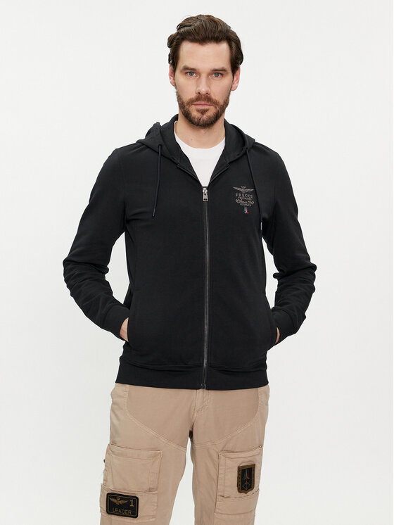 Aeronautica Militare Aeronautica Militare Mikina 241FE1749F459 Černá Regular Fit